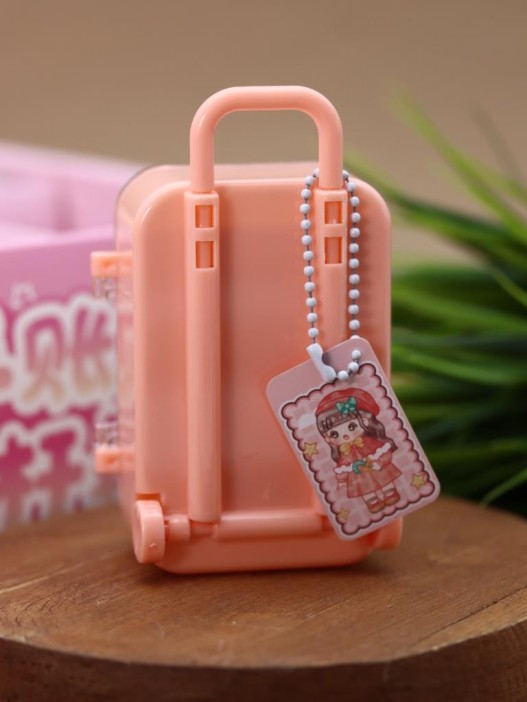 Набор декоративного скотча 6 шт. + диспенсер &quot;Suitcase&quot;, orange (13.5*6*4.5см) 