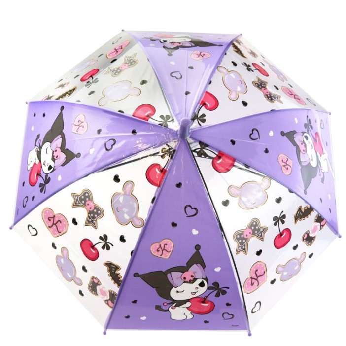 Прозрачный зонт для детей &quot;Куроми-2&quot;, полуавтоматический (L=68 см, D=84 см) 