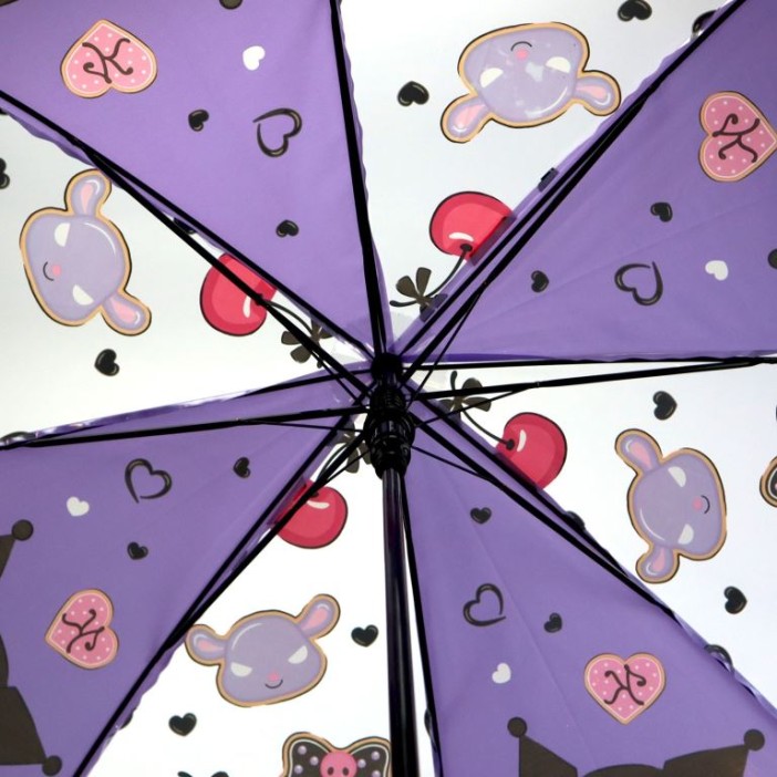 Прозрачный зонт для детей &quot;Куроми-2&quot;, полуавтоматический (L=68 см, D=84 см) 