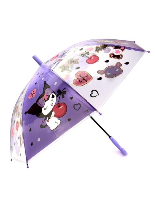 Прозрачный зонт для детей &quot;Куроми-2&quot;, полуавтоматический (L=68 см, D=84 см) 