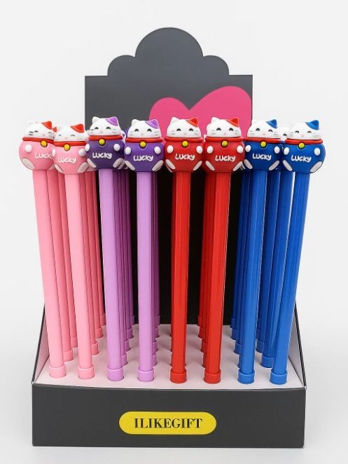 Ручка &quot;Lucky cat&quot;, шоубокс 48 шт. 