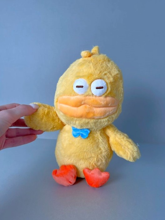 Мягкая игрушка &quot;Duck orange lips&quot;, 22 см 