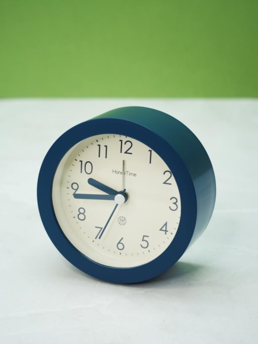 Часы-будильник «Style», dark blue (4,7х10 см) 