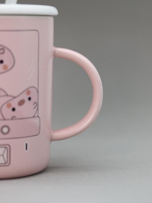 Кружка «Device with toys», pink (350 ml) 