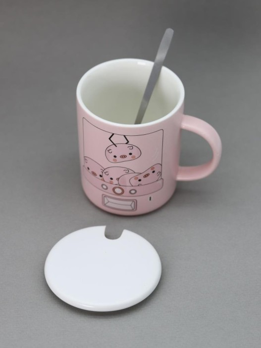 Кружка «Device with toys», pink (350 ml) 