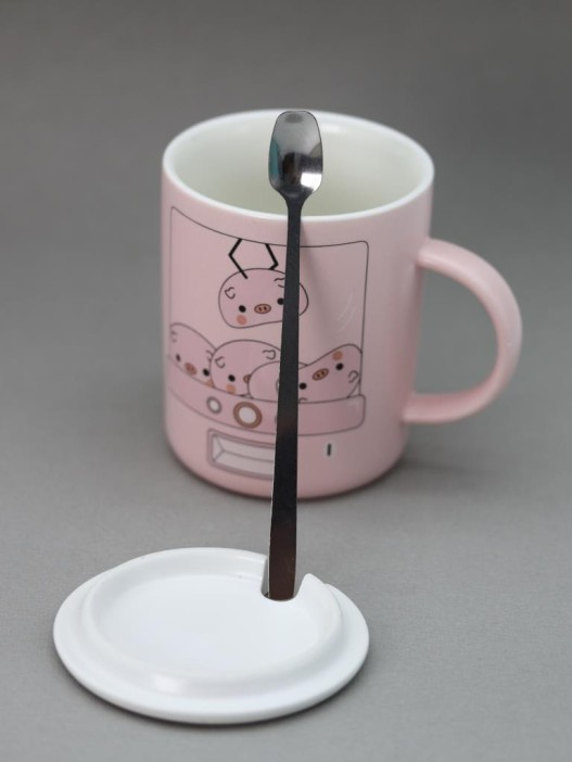 Кружка «Device with toys», pink (350 ml) 