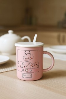 Кружка «Device with toys», pink (350 ml)