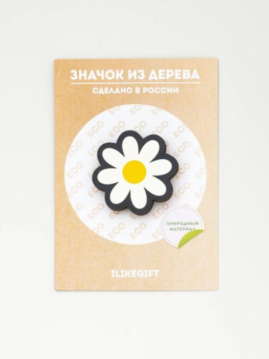 Значок ECO из дерева DAISY 