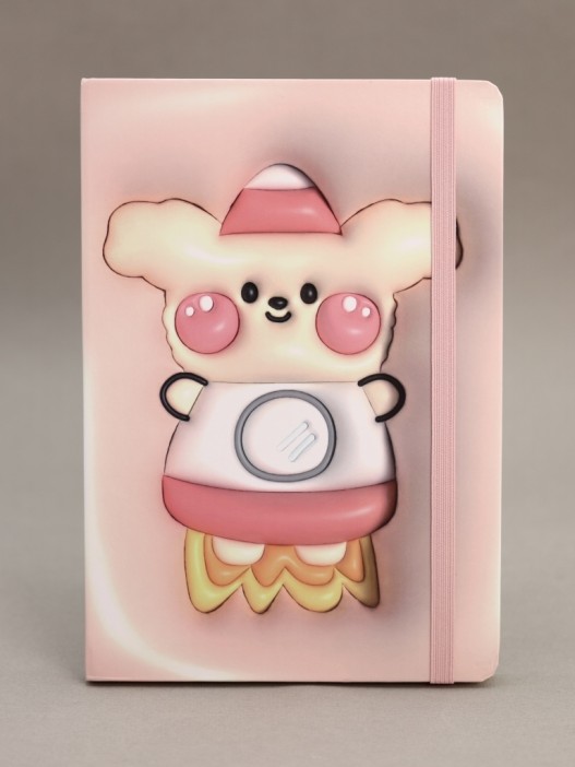 Блокнот (А5) &quot;Cosmo dog&quot;, pink (14.5*21) 