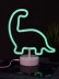 Неоновый LED ночник настольный &quot;Dino&quot;, зелёное свечение (24х28,5 см) 