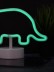 Неоновый LED ночник настольный &quot;Dino&quot;, зелёное свечение (24х28,5 см) 