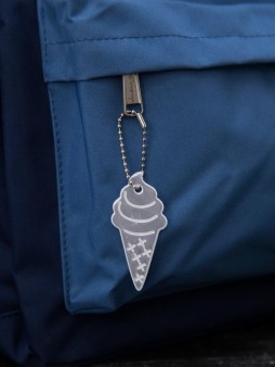 Светоотражающий элемент (фликер) "Ice cream", брелок
