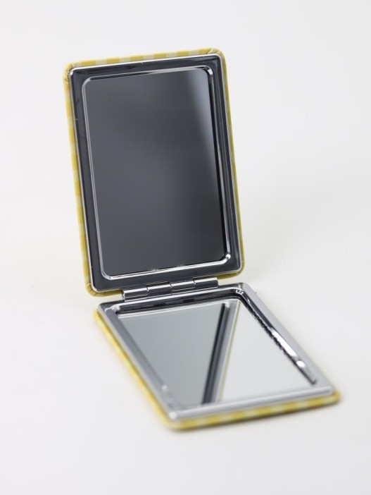 Зеркало &quot;Girl donuts&quot;, yellow 