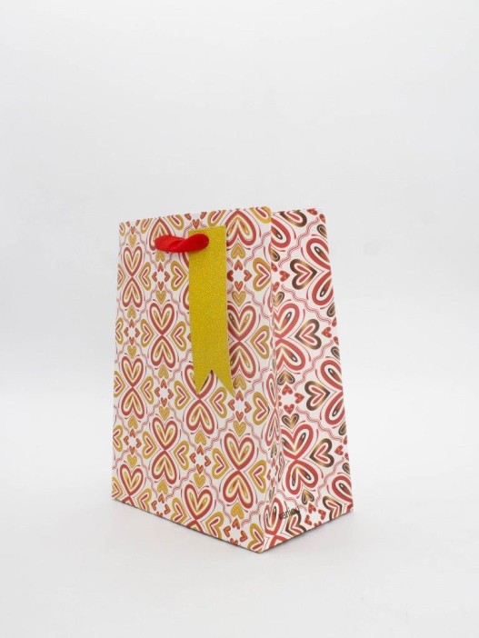 Пакет подарочный «Arabic patterns», red (18*23*10) 