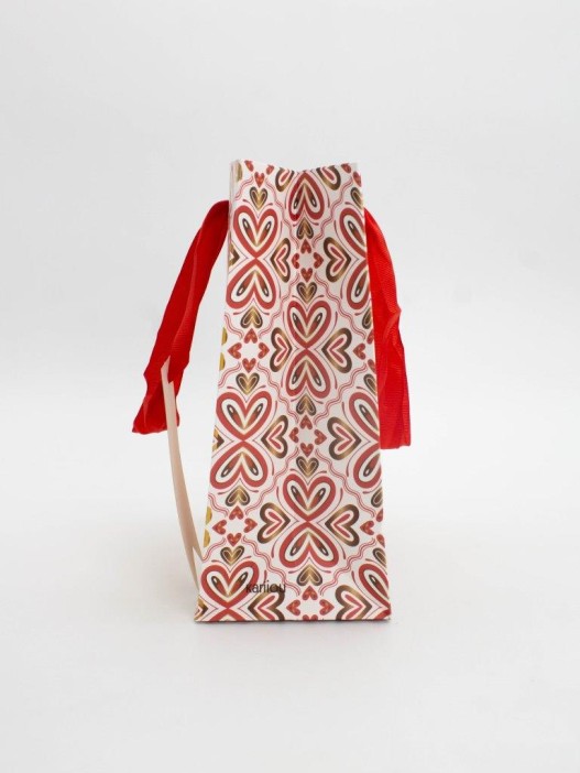 Пакет подарочный «Arabic patterns», red (18*23*10) 