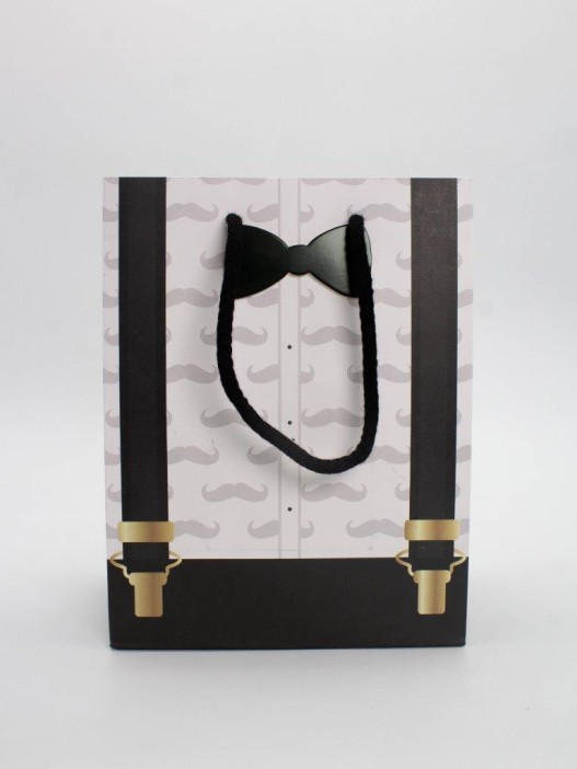 Пакет подарочный «Business suit», men&#039;s suspenders (18*23*10) 