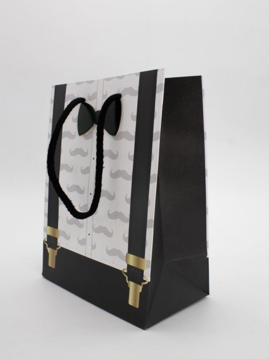 Пакет подарочный «Business suit», men&#039;s suspenders (18*23*10) 