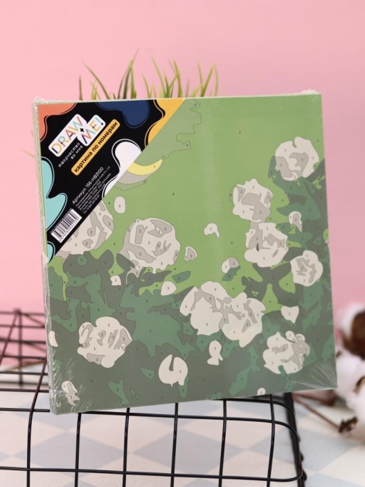 Картина по номерам на подрамнике Draw Me! «Oil painting», (20*20 см) 