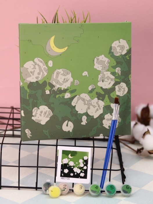 Картина по номерам на подрамнике Draw Me! «Oil painting», (20*20 см) 