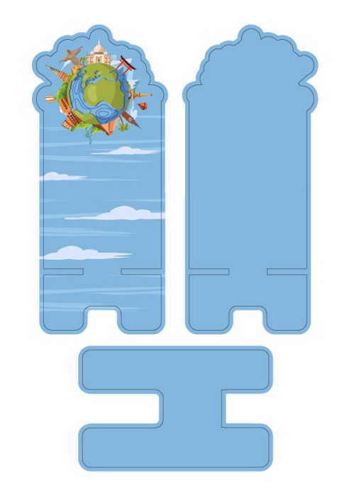 Подставка под телефон/планшет iLikeGift «Путешествия» 