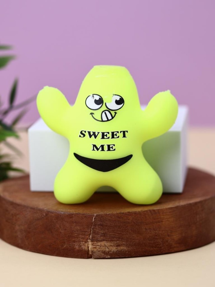 Мялка - антистресс "Squeeze man", yellow
