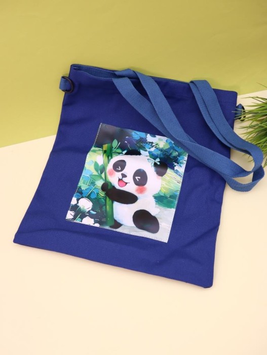 Сумка шоппер &quot;Panda&quot;, blue 