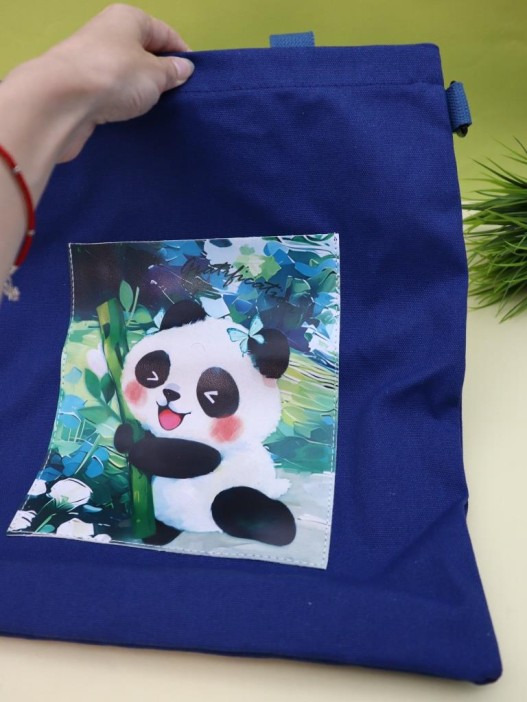 Сумка шоппер &quot;Panda&quot;, blue 