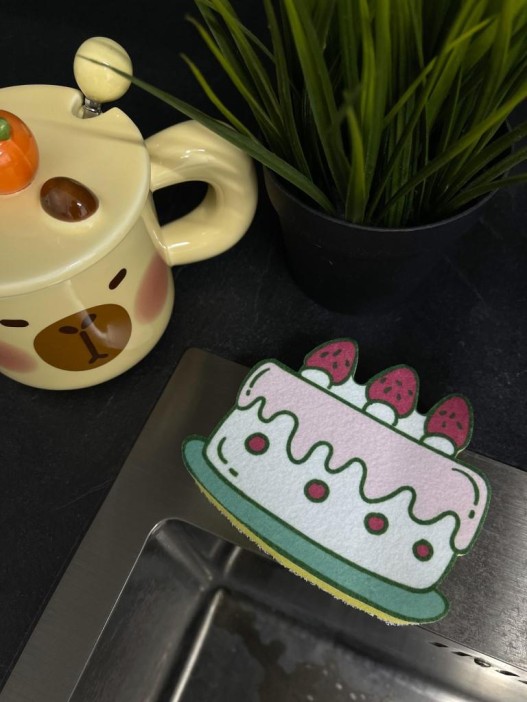 Губка для посуды "Cake" 