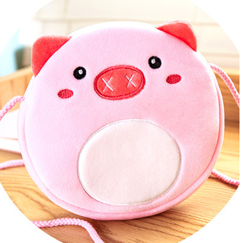 Сумочка плюшевая &quot;Pig&quot;, pink (16*14 см) 