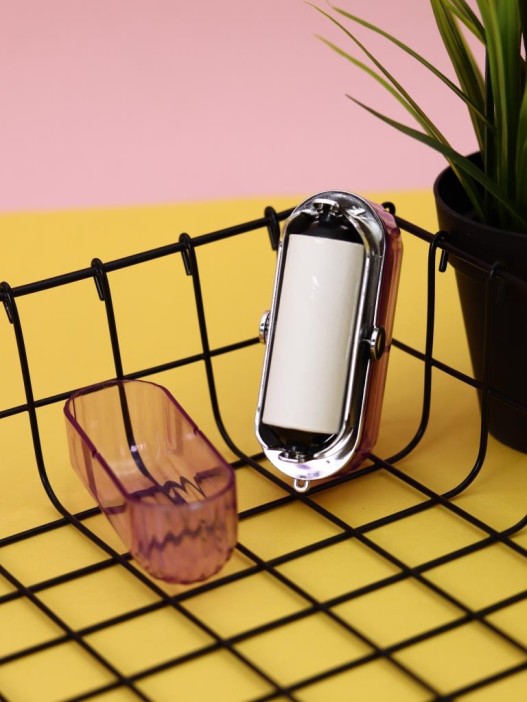 Ролик для чистки одежды компактный iLikeGift &quot;Purple box&quot;, (6,5*8,5*3,5 см) 