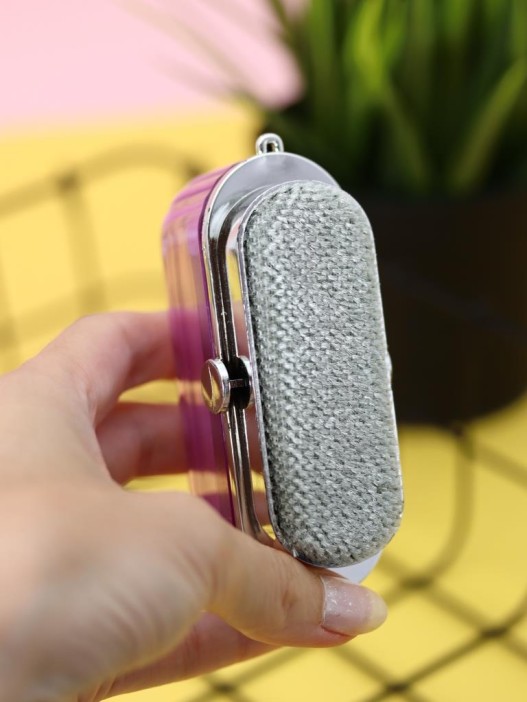 Ролик для чистки одежды компактный iLikeGift &quot;Purple box&quot;, (6,5*8,5*3,5 см) 