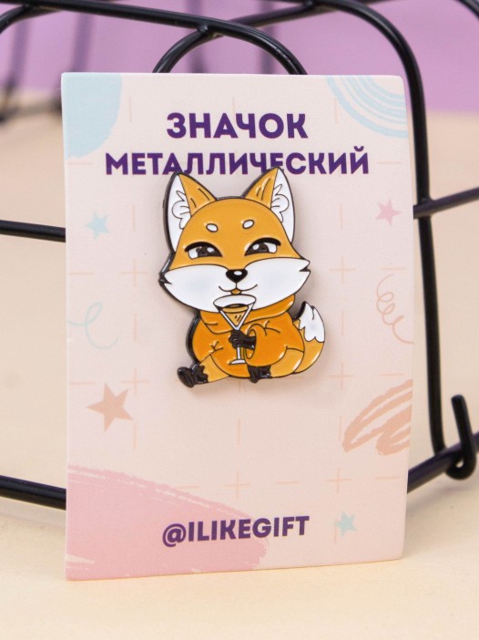 Значок &quot;Playful fox&quot; 