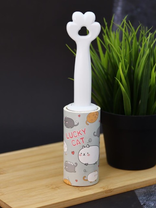 Ролик для чистки одежды &quot;White cat paw&quot;, 10 см*60 листов 