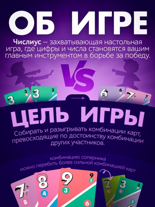 Игра настольная "Числиус" 
