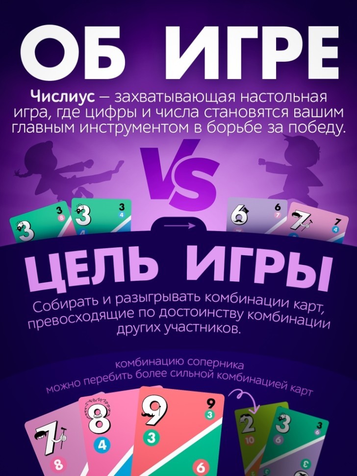 Игра настольная "Числиус"