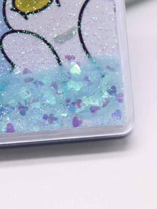 Зеркало шейкер раскладное &quot;Smile day Duck&quot;, голубое, 8*6 см 