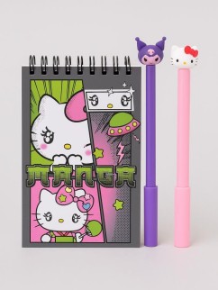 Блокнот А6 &quot;Hello Kitty. Manga&quot;, 60 л, на гребне