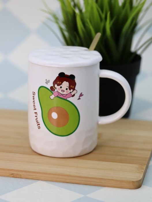 Кружка керамическая "Avocado hug" 