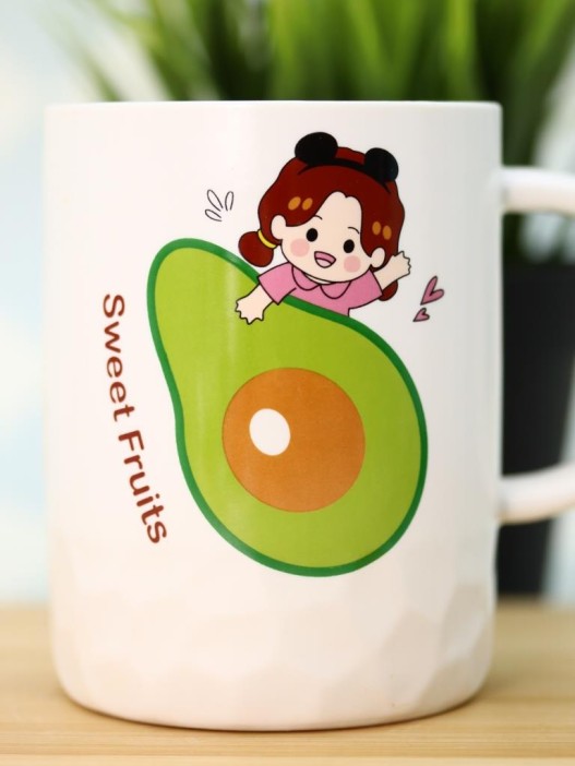 Кружка керамическая "Avocado hug" 