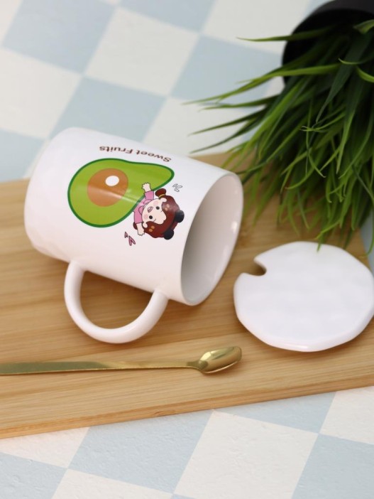 Кружка керамическая "Avocado hug" 