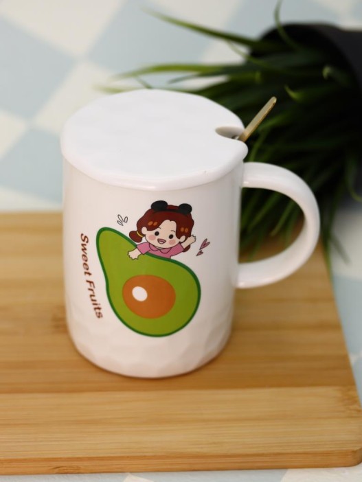 Кружка керамическая "Avocado hug" 