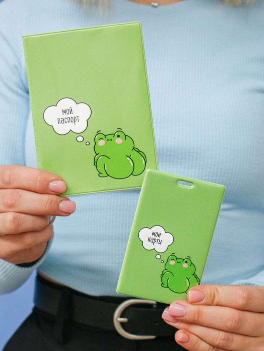 Держатель для карт «Frog» (6,5 х 10,4 см) 