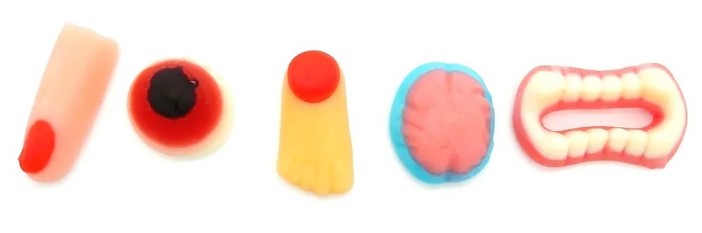 Мармелад жевательный &quot;Части тела&quot; (шоубокс - 75 шт.) 