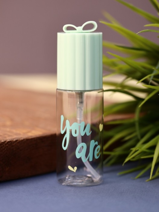 Дорожная бутылочка "Bow you are", green (35 ml) 