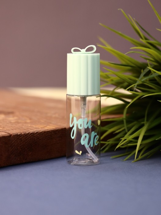 Дорожная бутылочка "Bow you are", green (35 ml) 