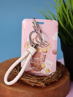 Футляр для карт "Ice cream cocktail", pink