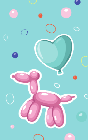 Держатель для карт &quot;Dream balloon&quot; (6,5 х 10,4 см) 