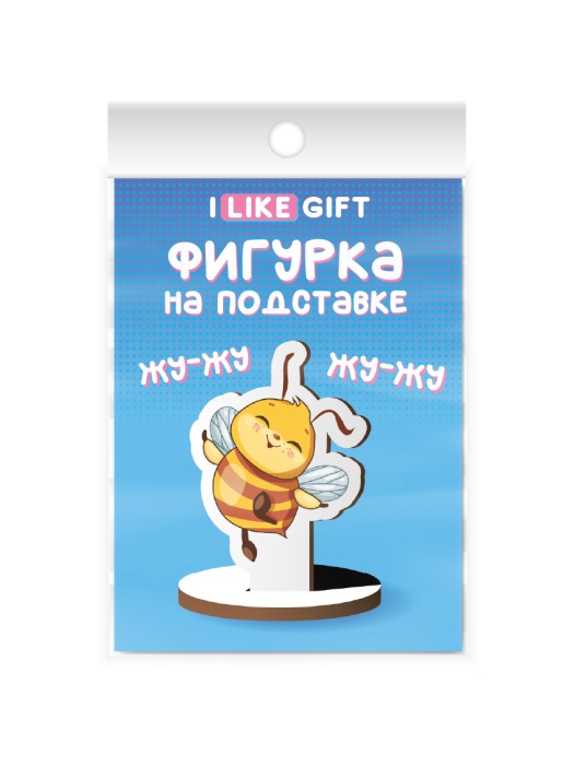 Деревянная фигурка на подставке iLikeGift &quot;Пчёлка&quot; 