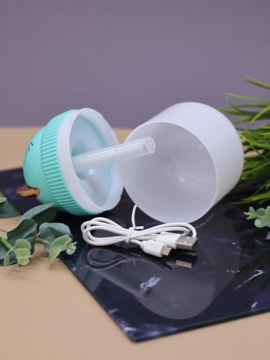 Настольный увлажнитель воздуха - ночник iLikeGift &quot;Cat&quot;, green, (портативный, USB) 