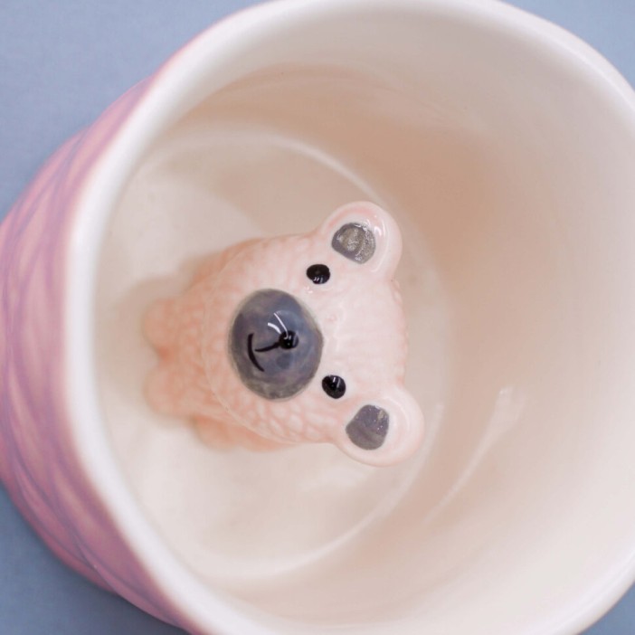 Кружка "Teddy bear in a circle", pink (280ml) 